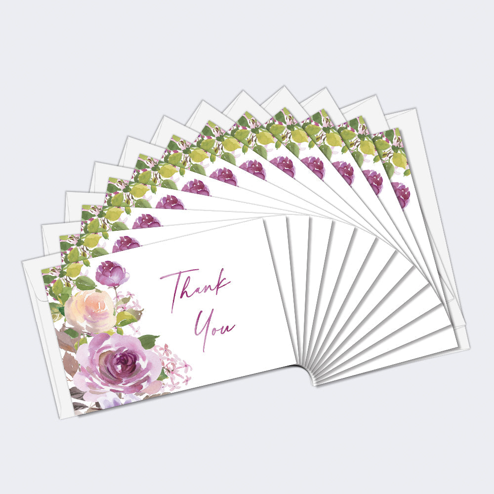 Purple Floral Wedding (TK61333) 12 Pack