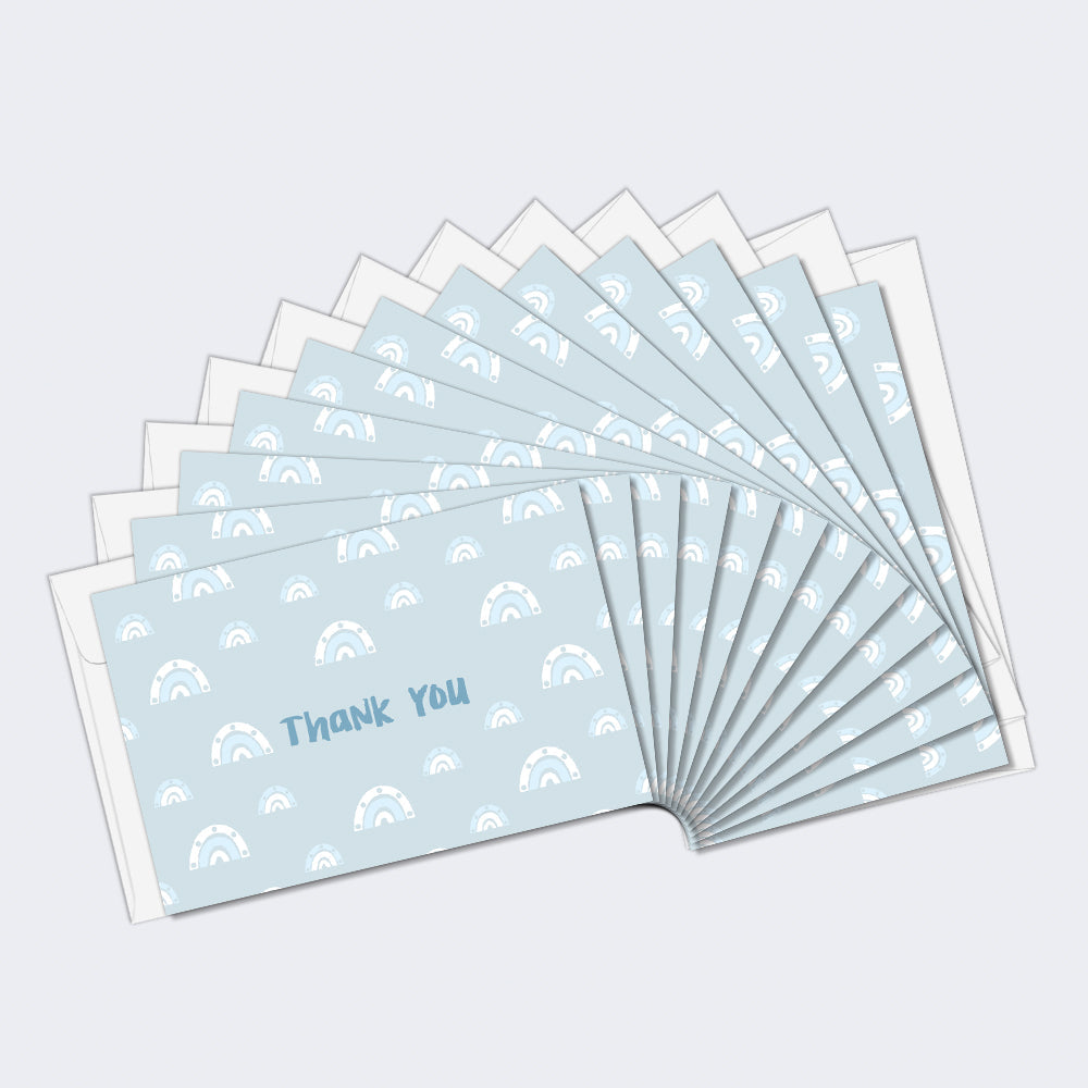 Blue Rainbow Baby Shower 1 12 Pack