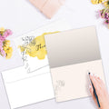 Load image into Gallery viewer, Gold Floral Sympathy 1 12 Pack
