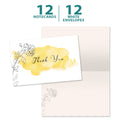 Load image into Gallery viewer, Gold Floral Sympathy 1 12 Pack
