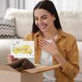 Load image into Gallery viewer, Gold Floral Sympathy 2 12 Pack
