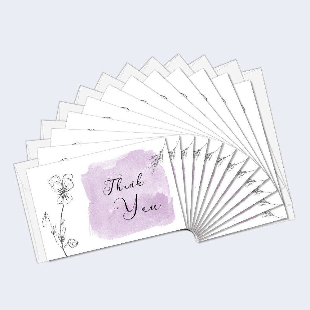 Lavender Floral Sympathy 3 12 Pack