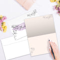 Load image into Gallery viewer, Lavender Floral Sympathy 4 12 Pack
