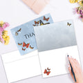 Load image into Gallery viewer, Blue Butterfly Sympathy 3 12 Pack
