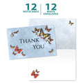 Load image into Gallery viewer, Blue Butterfly Sympathy 3 12 Pack

