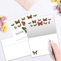 Load image into Gallery viewer, White Butterfly Sympathy 2 12 Pack
