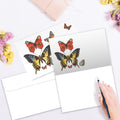 Load image into Gallery viewer, White Butterfly Sympathy 4 12 Pack
