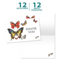 Load image into Gallery viewer, White Butterfly Sympathy 4 12 Pack

