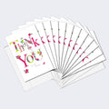 Load image into Gallery viewer, Flowery Thanks 12 Pack Thank You Notes
