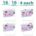 Load image into Gallery viewer, Pink Floral Sympathy 16 Pack
